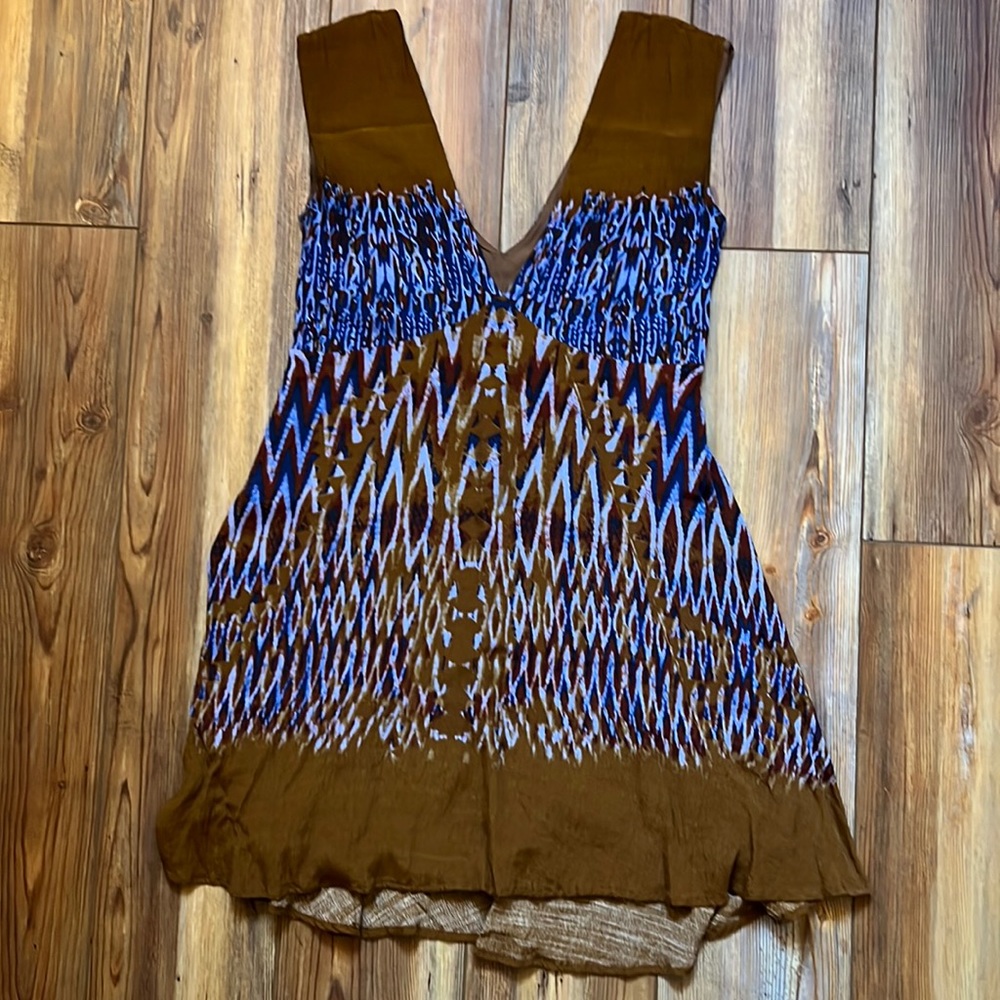 Women's Free People Batik Print Boho Festival Dress - Size M